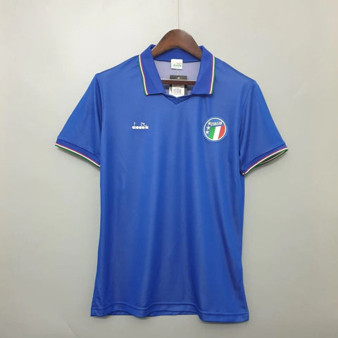 Italy World Cup Italia 1994 Retro Home Men's Football Shirt Blue