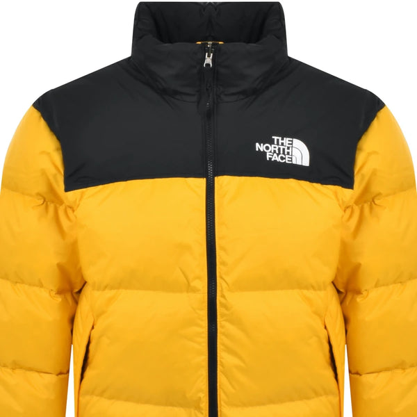 The North Face Puffer Jacket Men's Yellow Nuptse 700 Retro
