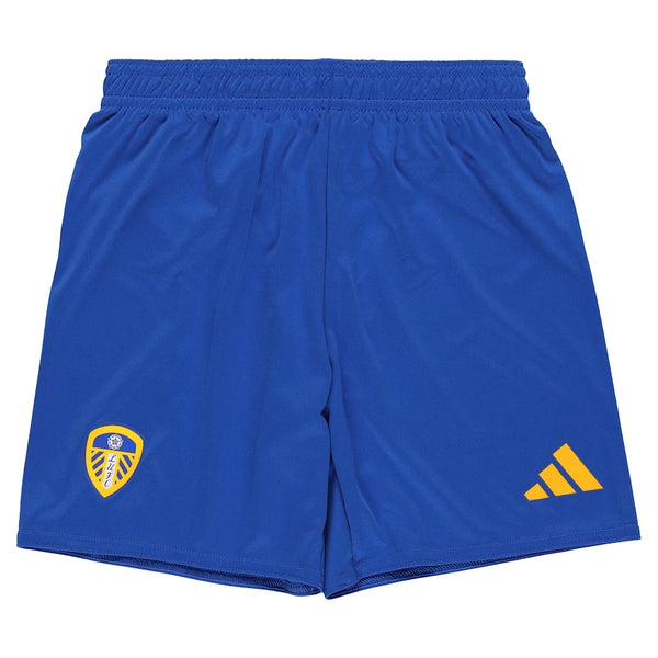 Leeds United 2025-2026 Away Kid's Football Kit Blue