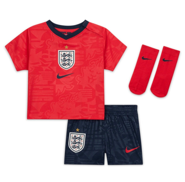 England World Cup 2026 Away Kid's Football Kit Red