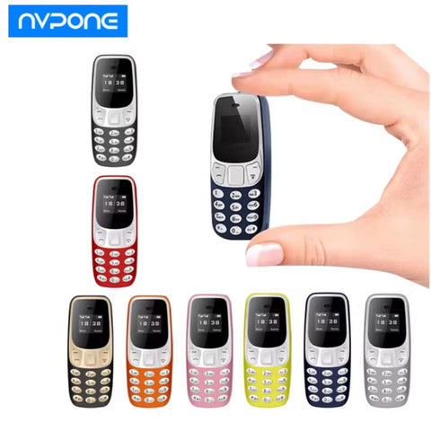 NVPone Mini Small Mobile Phone Unlocked Dual Sim Card MP3 Player FM Radio Various Colours