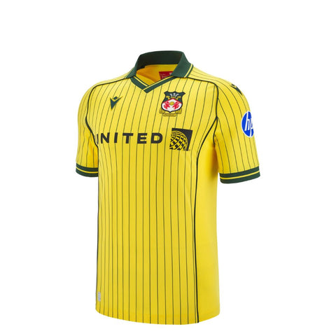 Wrexham AFC 2025-2026 Away Men's Football Shirt Yellow