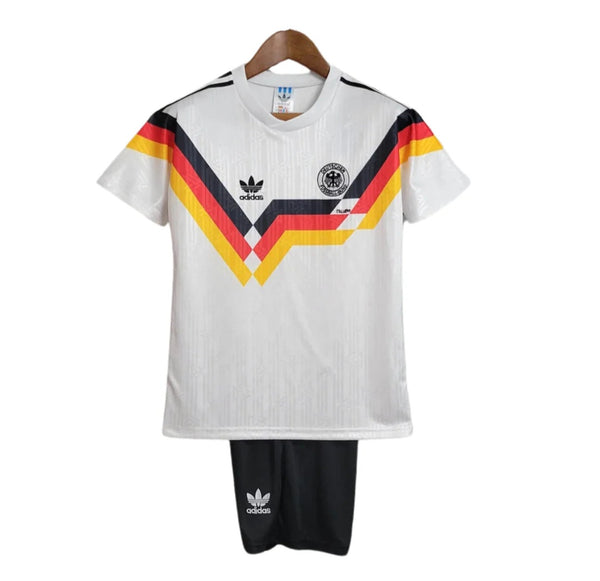 Germany 1990 World Cup Retro Home Kid's Football Kit