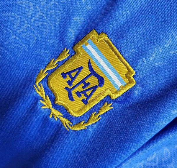 Argentina 1994 World Cup Retro Away Kid's Football Kit Maradona 10