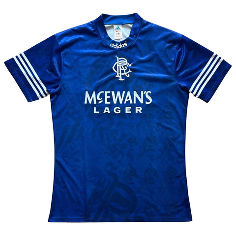 Rangers 1994-1996 Retro Home Men's Football Shirt Gascoigne 8