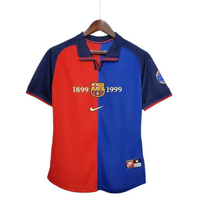 Barcelona 1998-1999 Retro Home Men's Football Shirt