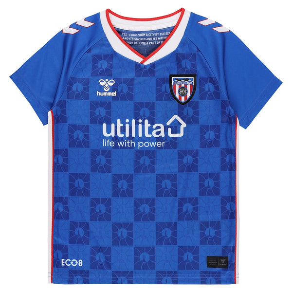 Sunderland 2025-2026 Away Kid's Football Kit Blue