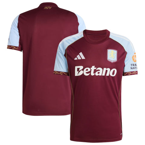 Aston Villa 2025-2026 Home Men's Football Shirt