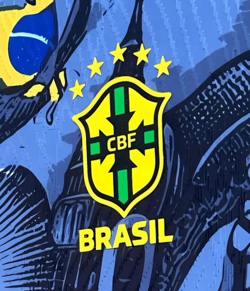 Brazil 2024-2025 Christ The Redeemer Special Limited Edition Men's Football Shirt Blue