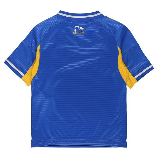 Leeds United 2025-2026 Away Kid's Football Kit Blue