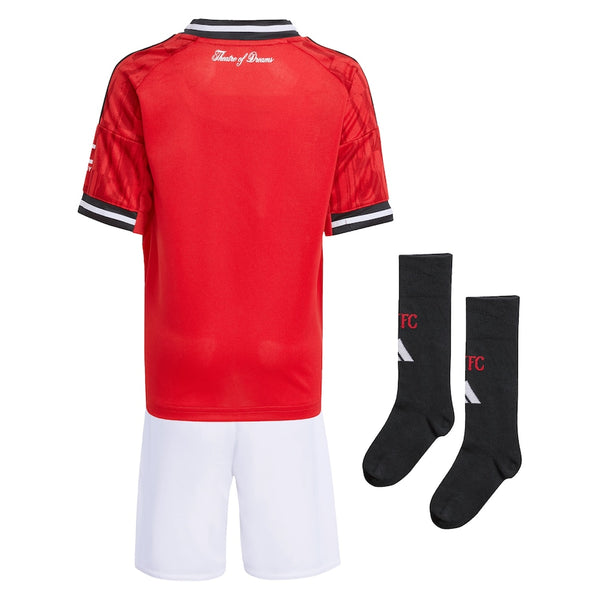 Manchester United 2025-2026 Home Kid's Football Kit Red