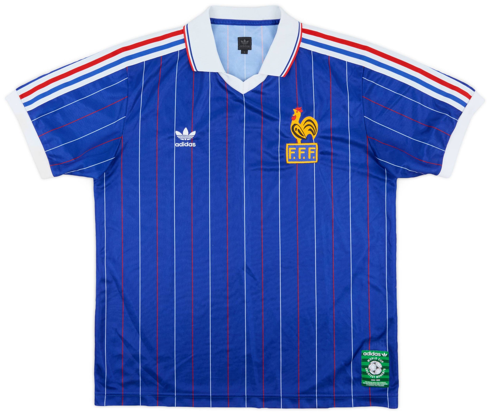 France 1982 Retro Home Men's Football Shirt Blue