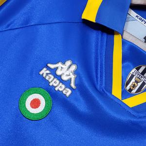 Juventus 1995-1996 Retro Away Men's Football Shirt Blue
