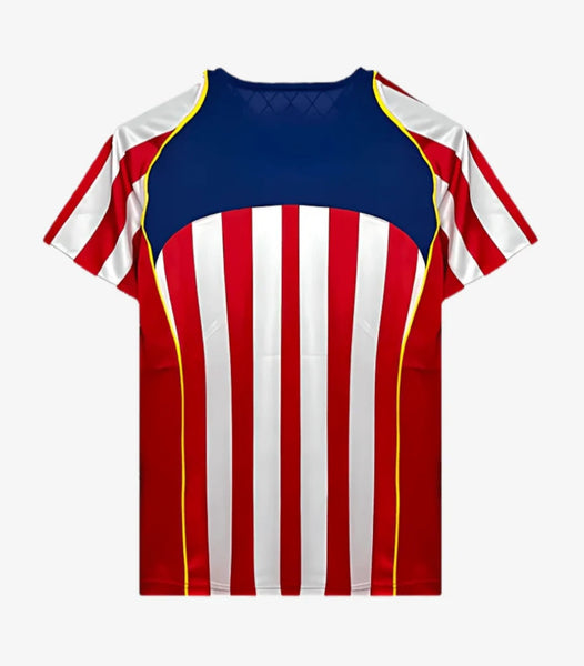 Atletico Madrid 2004-05 Retro Home Spiderman Men's Football Shirt