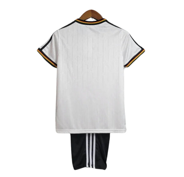 Germany Euro 1996 Retro Home Kid's Football Kit White