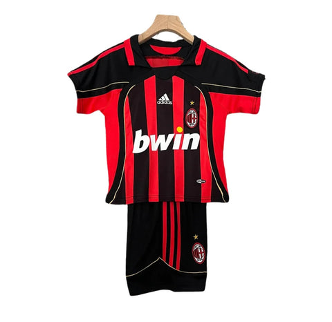 AC Milan 2006-2007 Retro Home Kid's Football Kit