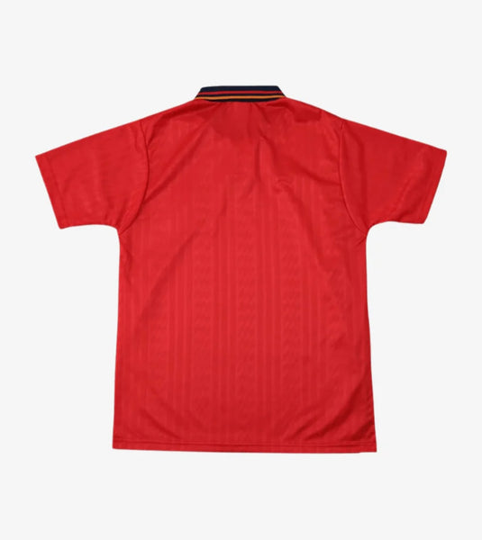Spain 1994 Retro Home Men's Football Shirt Red
