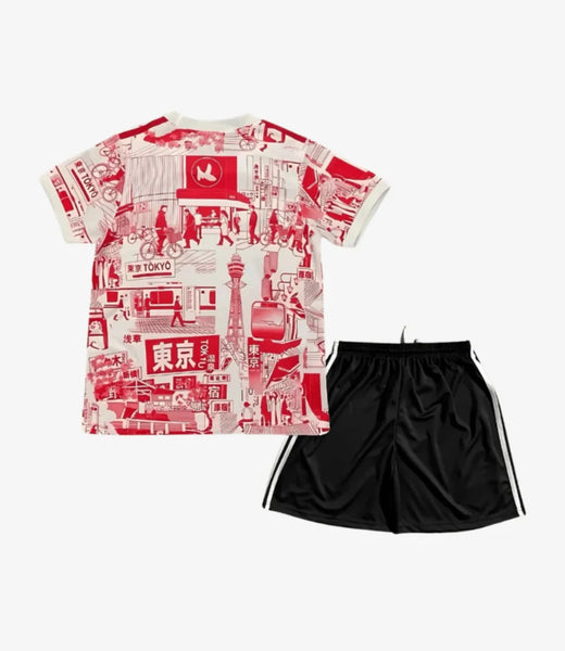Japan Tokyo Special Limited Edition 2022 Retro Kid's Football Kit Red