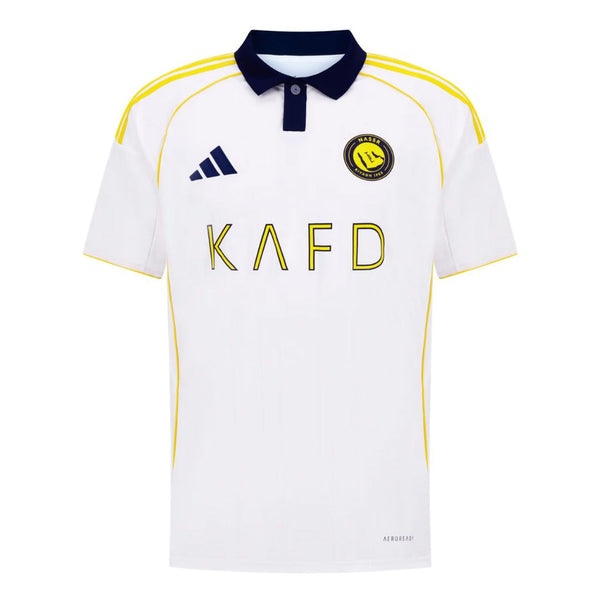 Al Nassr 2025-2026 CR7 Away Kid's Football Kit White