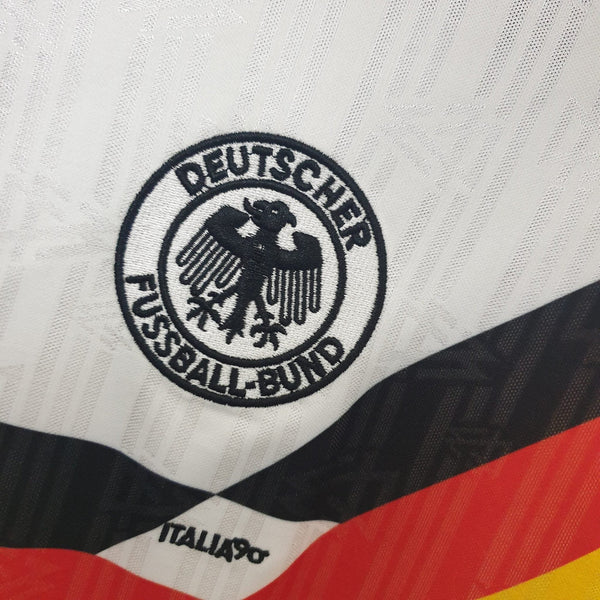 West Germany 1988 Euros Retro Home Men's Football Shirt
