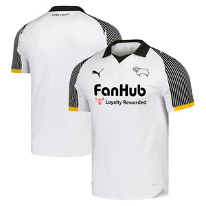 Derby County 2025-2026 Home Men's Football Shirt White
