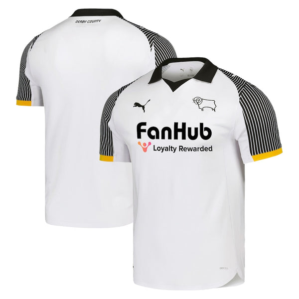Derby County 2025-2026 Home Men's Football Shirt White