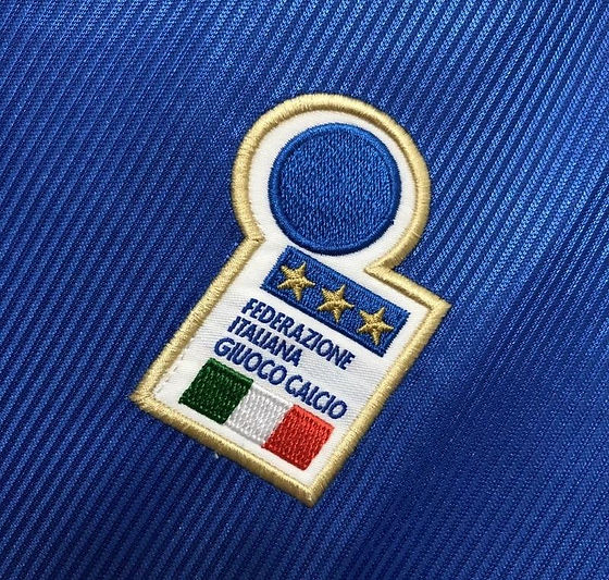 Italy 1998 Retro Home Men's Football Shirt Blue