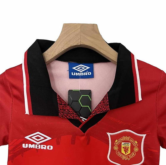 Manchester United 1994-1996 Retro Home Kid's Football Kit
