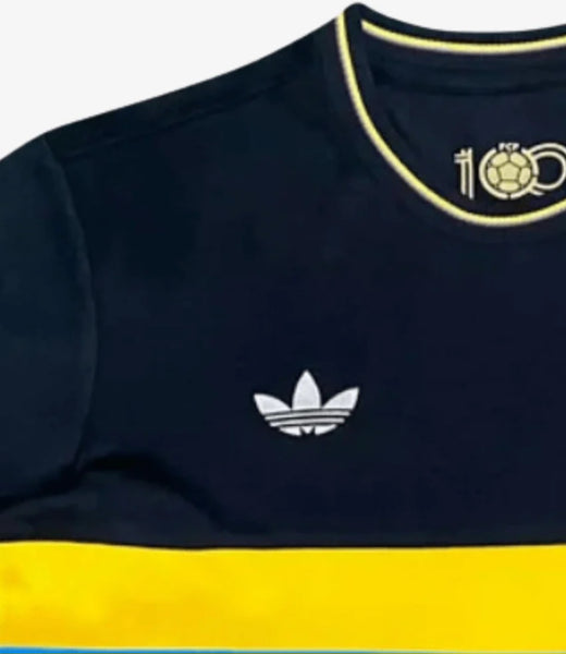 Colombia 2024-2025 100 Year Anniversary Men's Football Shirt Black
