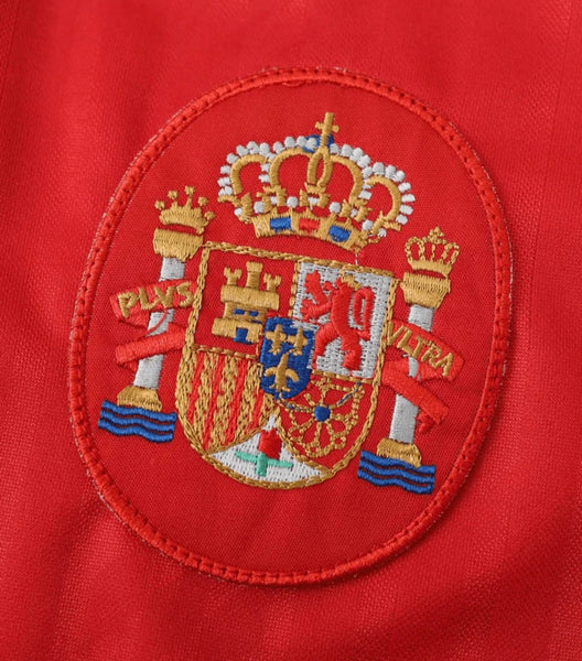 Spain 1994 Retro Home Men's Football Shirt Red