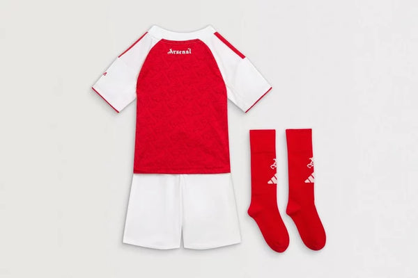 Arsenal 2025-2026 Home Kid's Football Kit Red