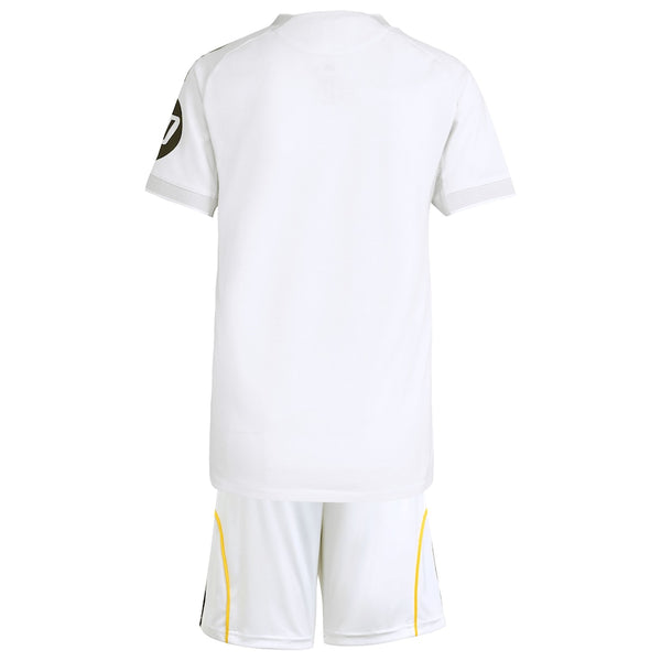 Real Madrid 2025-2026 Home Kid's Football Kit White