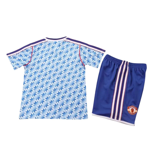 Manchester United 1990-1992 Retro Away Kid's Football Kit