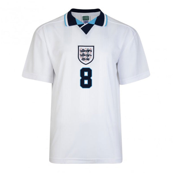 England Euro 96 Home Retro Shirt Gascoigne 7