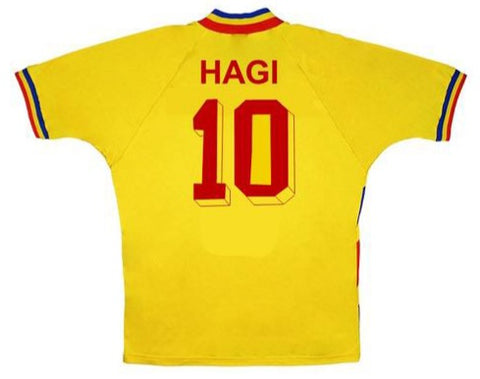 Romania 1994 World Cup Home Retro Shirt Hagi 10