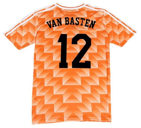 Retro Holland Netherlands 1988 Orange Home Retro Shirt Van Basten 10