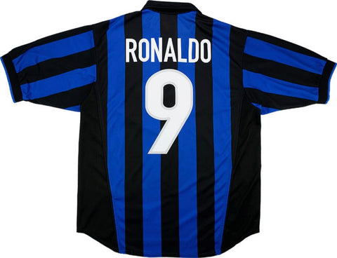 Inter Milan 1998-1999 Retro Home Shirt Ronaldo
