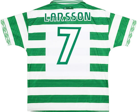 Celtic 1997-1999 Home Retro Shirt Larsson 7