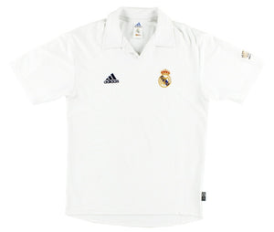 Real Madrid 2001 - 2002 Centenary Home Retro Shirt